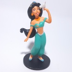 ALADDIN - DISNEY - Figura em vinil da personagem Jasmine da série Aladdin, peça original. Medindo 8cm de altura.