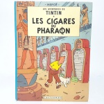 TINTIM - Livro em francês As Aventuras de Tintim - Les Cigares Du Pharaon, peça da editora Casterman.