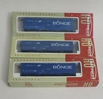 3 antigos vagões de trenzinhos de brinquedo elétrico da marca Frantesh.