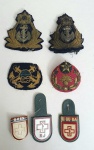 Paramentos para uniforme militar.
