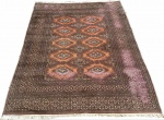 TAPETE ORIENTAL- tapete paquistanês feito a mão em lã sobre algodão, med. 1,9 x 1,2 (apresenta desgaste da lã em algumas partes)