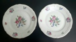 Lindos pratos em porcelana Bavária,  med. 19 centímetros.