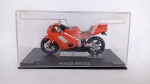 Moto ou motocicleta em miniatura diecast modelo Honda NR750 - Na embalagem original - Fabricada na escala 1/24