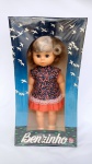 Brinquedo antigo ESTRELA - Linda boneca Benzinho na embalagem original lacrada. Caixa mede 42cm de altura