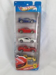 Ferrari, Hotwheels, pacote com Ferrari F50,575 GTC, 430 Scuderia, GTO e 599 GTB Fiorano, 2010, embalagem original