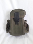Militaria - Porta carregador militar de lona, do Exército Americano, para magazines / pentes / munição de pistolas automáticas - Lote 01