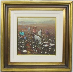 ARMANDO ROMANELLI - COLHEITA DE ALGODÃO - OST - 35X35cm.