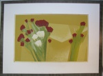 OLIMPIA COUTO - FLORES - SERIGRAFIA - 58X90. Ass. próprio punho. Sem vidro.