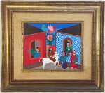 ADELSON DO PRADO (1944-2013) - CENA SACRA - OST - 38X56cm. Dat. 78.