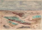 Dimitri Ismailovitch (1892-1976). Lápis de cor (ou giz de cera) sobre papel. 15 x 21 cm (mi); 29 x 36 cm (me). Assinado D. Ismailovitch (cid). Ver lote anterior.