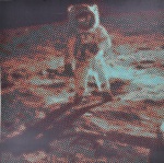 ZYPPO CHAGAS - Astronauta , Impressão Giclee em papel gessado importado medindo: 110 x 110cm Assinado no CID