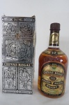 BEBIDAS - Uma (1) garrafa  de Scotch Whisky Chivas Regal Blended 12 Years Old, conteúdo 760 ml, lacrado na embalagem.