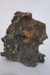 Escultura em bronze " Abstrato", pesa muito pesada. Med. 14 x 13 x 8 cm.