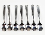 7 colheres para chá em inox manufatura Wolff. Medidas aproximadas comprimento 11,5 cm