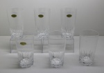 DEMI CRISTAL - Lote de 6 taças cristal francês. Med. 14 cm. Sem uso.