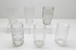 DEMI CRISTAL - Lote de 6 copos. Med.12 cm.