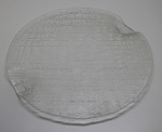 DEMI CRISTAL - Prato para queijo. Dia 31 cm.