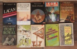 Lote com 10 livros, literatura estrangeira de temas diversos.