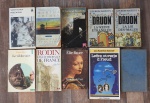 Lote com 10 livros, literatura estrangeira de temas diversos.