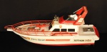 Lancha à pilha de controle remoto, controle remoto não acompanha, não testado e no estado, fire motorlaunch boat 757T-028 - Med. 47cm de comprimento.