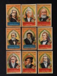 Lote com 9 Cards Raros de Estampas do Sabonete Eucalol  - Série 8 -