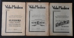 REVISTA VIDA MÉDICA EDIÇÃO DE Novembro-Dezembro 1940 / Maio 1941 / Junho 1947 -  em bom estado, Pequenos amarelamento do tempo. Tamanho 27cm x 18cm.
