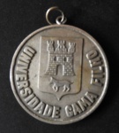Medalha comemorativa Universidade Gama Filho. Diam 70mm
