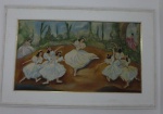STELA - "Bailarinas" óleo s/tela, 70 x 122cm (pequeno restauro na tele). (Devido ao tamanho não tem como ser enviado pelo correio)