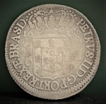 RR142 - Moeda Brasil - 320 réis de 1696 ` data emendada de 1695  - Prata - MPr122