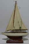 Veleiro em madeira 35x23