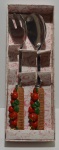 Par de colheres decorativas