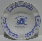 Cinzeiro português azul de delfs real companhia velha 12 cm