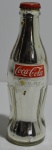 Garrafa da coca-cola prateada