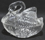 Porta joia cisne em cristal