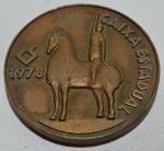 Medalha inauguraçao sede central caixa economica estadual 1978