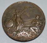 Medalha exposiçao nacional 1 centenario abertura dos portos 1908