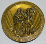 Medalha monumento imigraçao do imigrante Caxias do Sul 1954