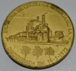 Medalha indústria celulose Borregaard SA - RS 1972