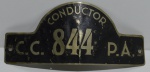Conductor material feito em metal ccpa companhia carris porto alegre