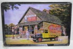Placa Coca-Cola estilo vintage 30x20