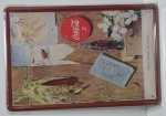 Placa estilo vintage coca-cola metal 30x20