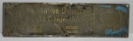 Placa de indentificação trens (locomotiva) electro motive division la garange iilioins GM em metal 38x10
