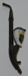 Cachimbo austriaco em porcelana fornilho com tampa completo com cenas tipicas 26 cm
