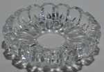 Cinzeiro de cristal, diâm. = 16cm