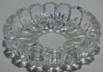 Cinzeiro de cristal, diâm. = 16cm
