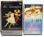 Duas fitas VHS (el maestro de música e the bolshoi ballet in nutcracker)
