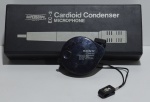 Microfone Supersoce, EC-3 cardioid condenser e antena compacta SONY AN-61