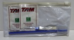 Kit de viagem da TAM, contém sabonete líquido, pasta de dente e escova