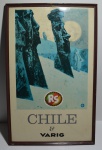 Quadro Chile e VARIG (Ilha da Páscoa), 68x43cm
