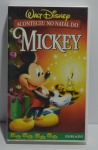 Fita VHS Aconteceu no Natal do Mickey WALT DISNEY, Livre, Desenho Animado, Color, 63 minutos